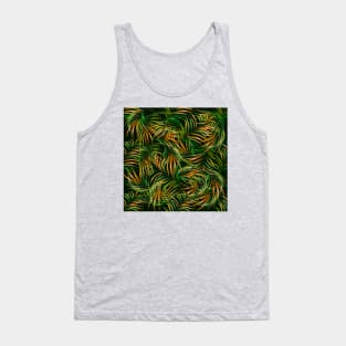 Colorful Tropical Fronds Tank Top